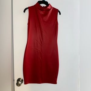 Leather dress